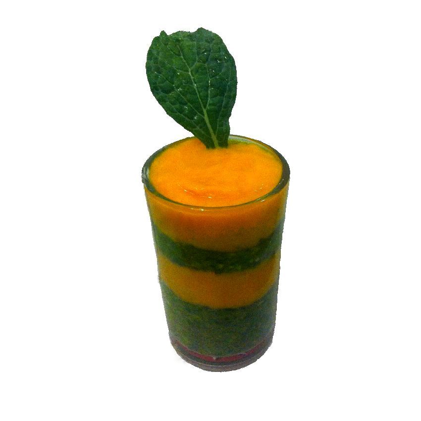 yellow -green smoothie for kids 1